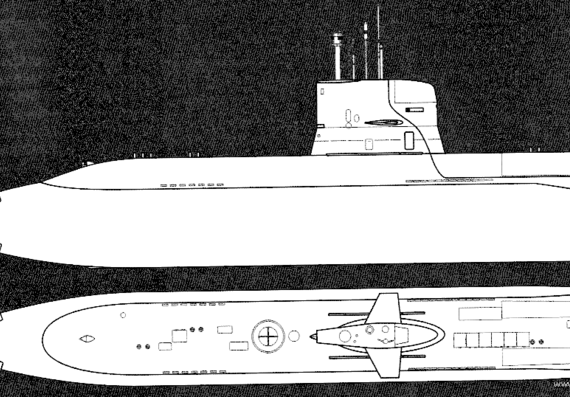 Подводная лодка HSwMS Sodermanland A17 [Submarine] - чертежи, габариты, рисунки